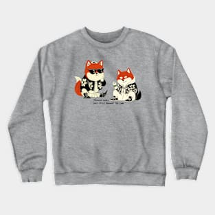 Urban Chic Shiba: Style Unleashed VIII Crewneck Sweatshirt